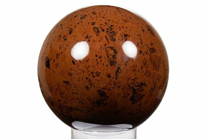 Huge, Polished Mahogany Obsidian Sphere - Mexico #301364